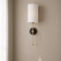 Minimalist White Shaded Wall Lamp