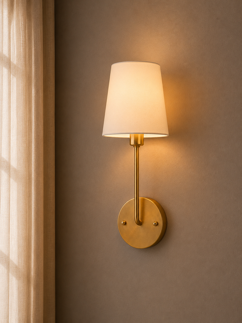 Minimalist Gold Wall Lamp