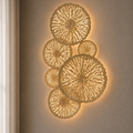 Stylish Gold Wall Lamp
