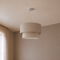 Modern Biege Shaded Pendant
