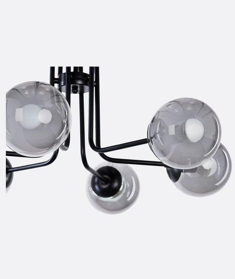 Stylish Black Sputnik Chandelier