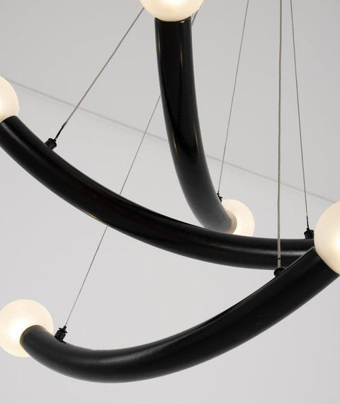Modern Black Pendant