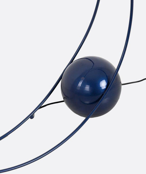 Artistic Navy Blue Floor Lamp