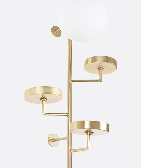 Contemporary Gold Wall Light