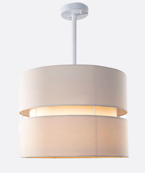 Contemporary Beige Shaded Pendant
