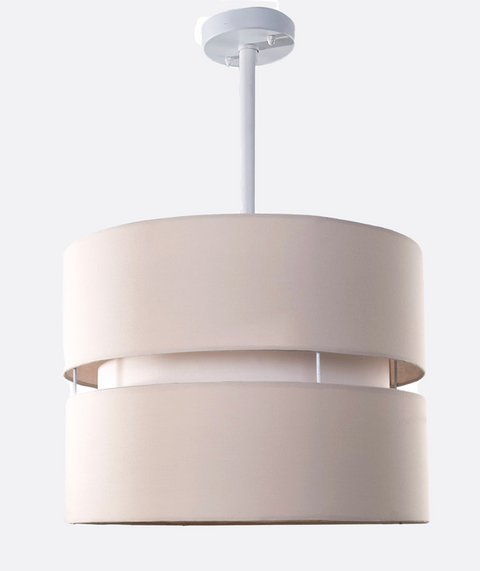 Contemporary Beige Shaded Pendant