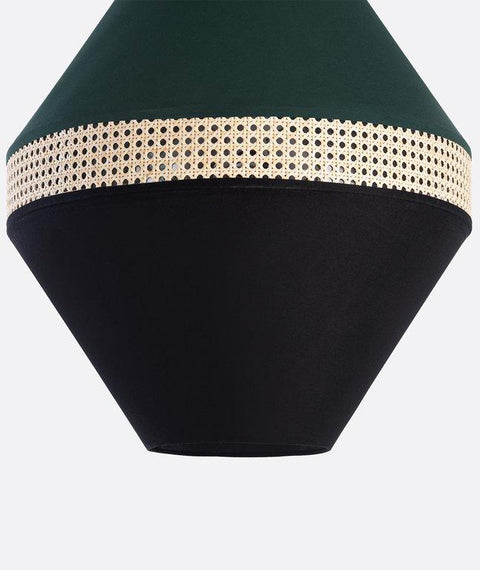 Elegant Black & Green Pendant Ceiling