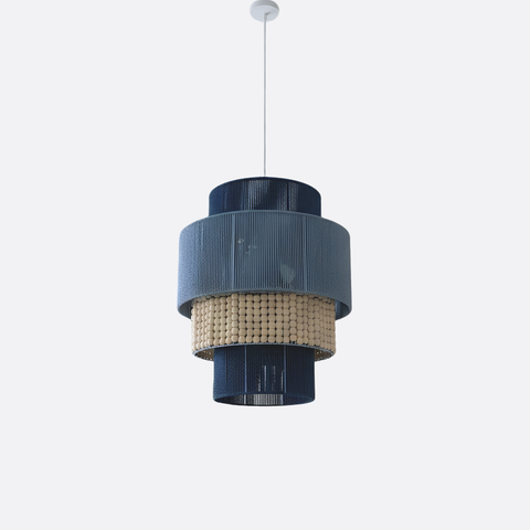 Blue Coastal Chandelier