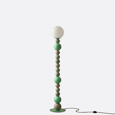 Green Round Ball Floor Lamp