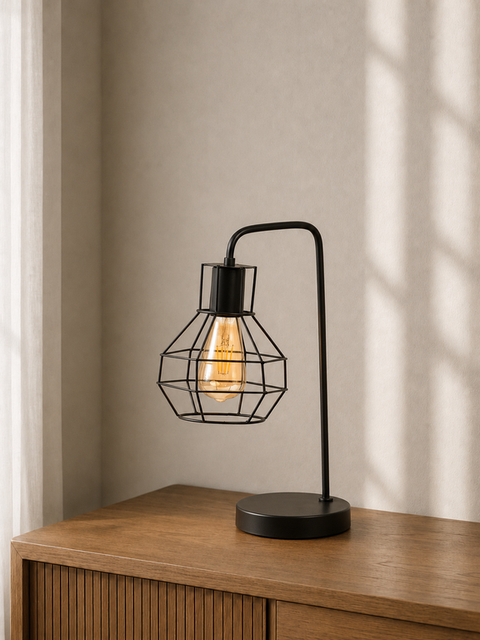 Statment Black Table Lamp