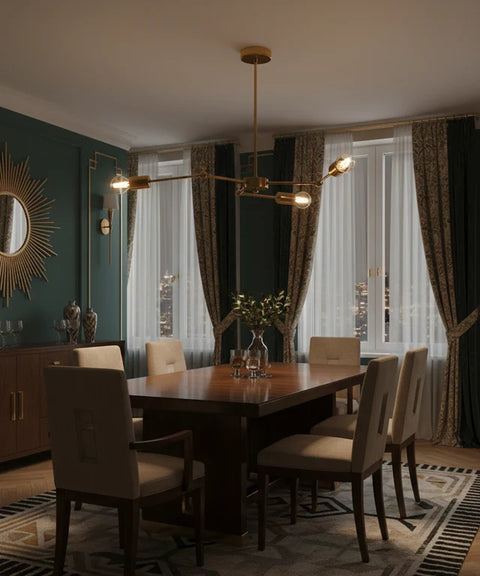 Classic Gold Branched Chandelier