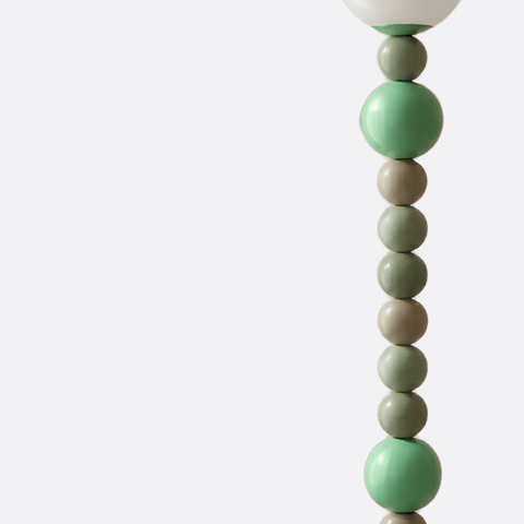 Green Round Ball Floor Lamp