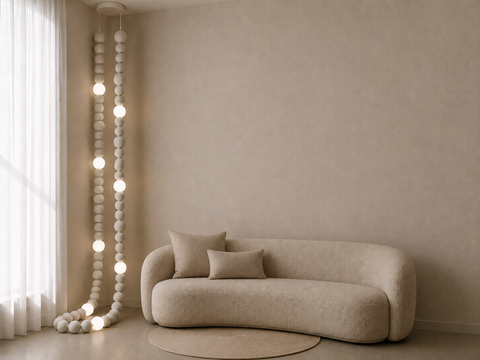 Modern Metal Balls Pendant Lamp