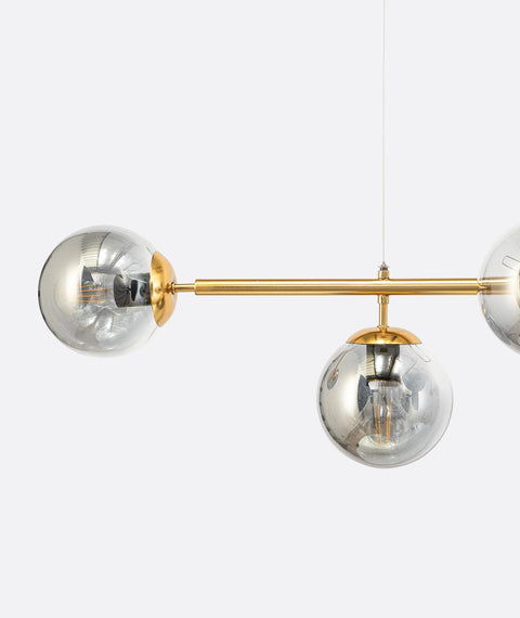 Modern Gold Track Chandelier