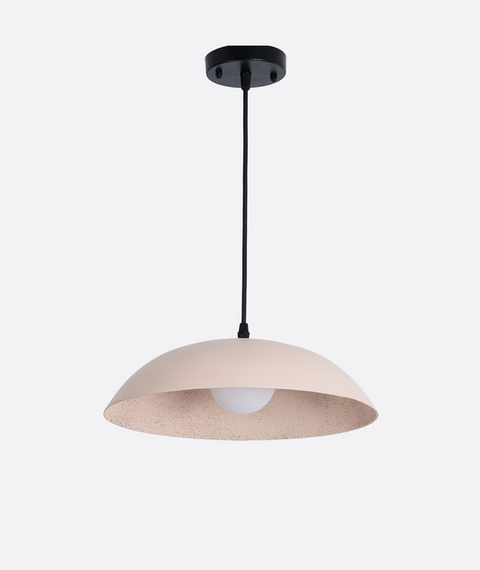 Modern Sandy Metal Shade Pendent