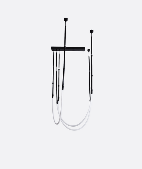 Contemporary Black LED Ceiling Lamp