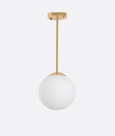 Opal Glass Balls Pendent