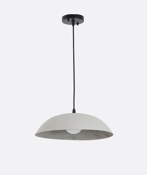Modern Sandy Metal Shade Pendent