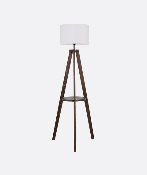 Modern White Tripod Floor Lamp