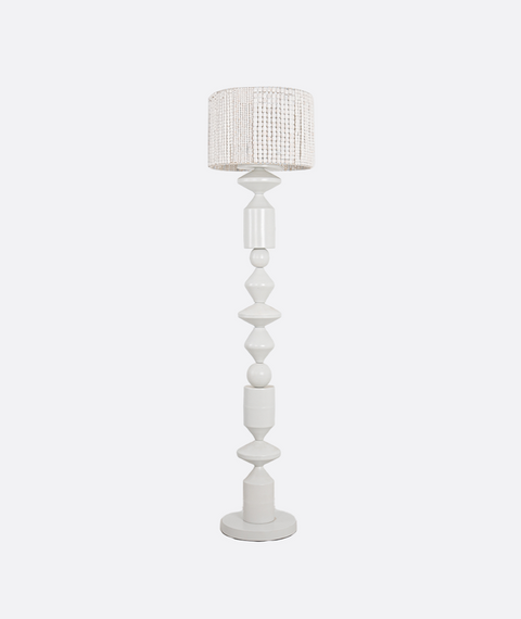 Artistic  Modern White Floor Lamp