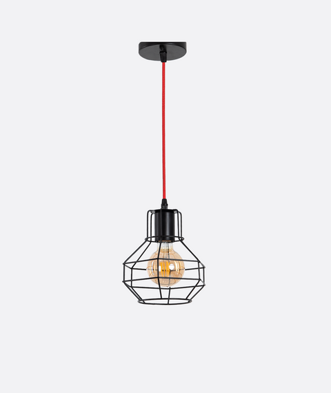 Geometric Black Ceiling Pendant