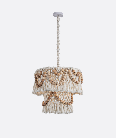 Boho Beige Single Pendant