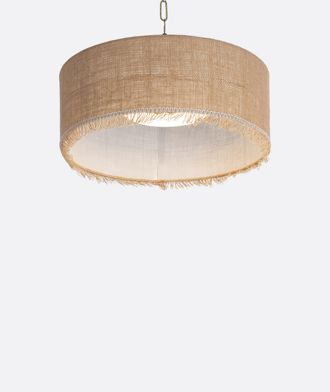 Coastal Beige Pendent Light Unit