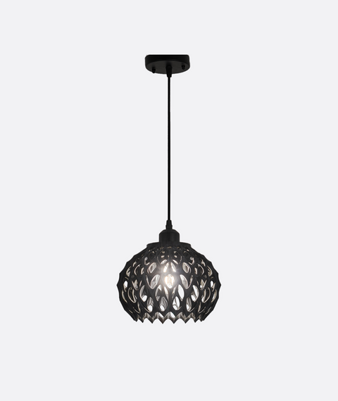 Modern Black Single Pendant