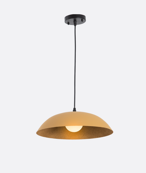 Modern Sandy Metal Shade Pendent