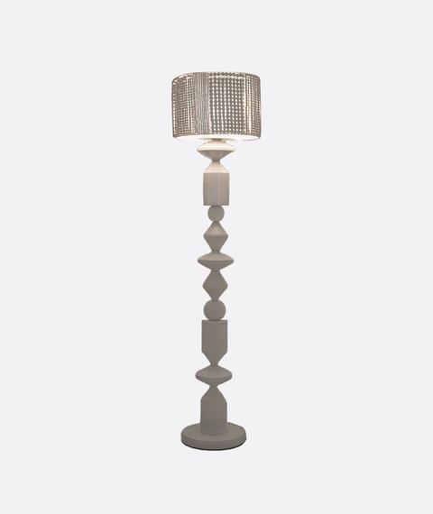 Artistic  Modern White Floor Lamp