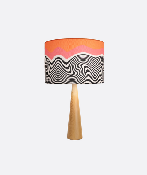Printed Shaded Table Lamp
