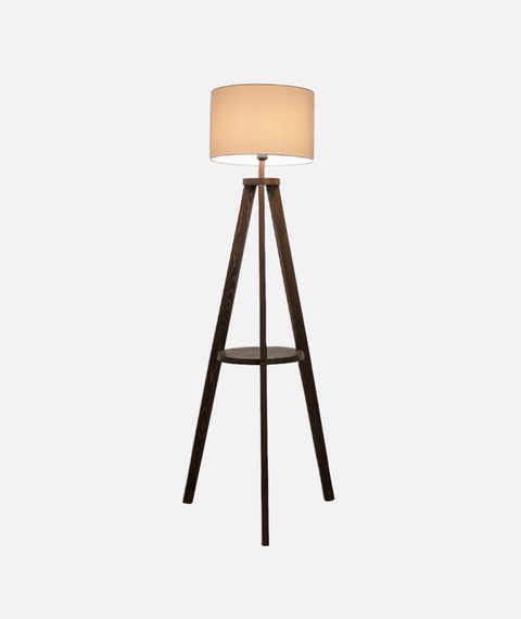 Modern White Tripod Floor Lamp