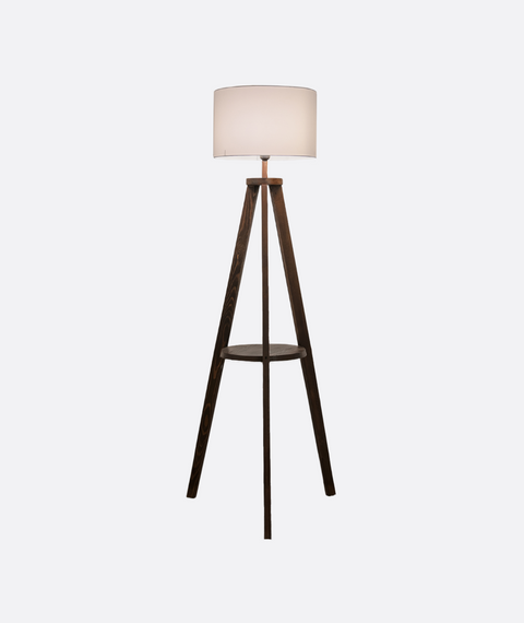 Modern White Tripod Floor Lamp