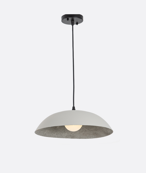 Modern Sandy Metal Shade Pendent