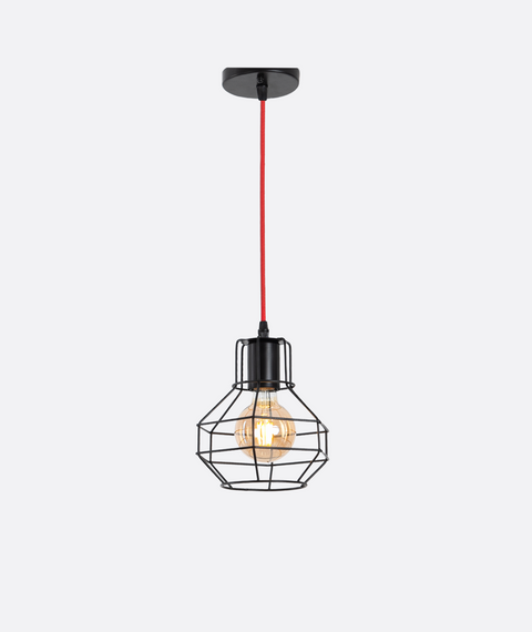 Geometric Black Ceiling Pendant