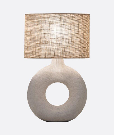 Boho Shaded Table Lamp