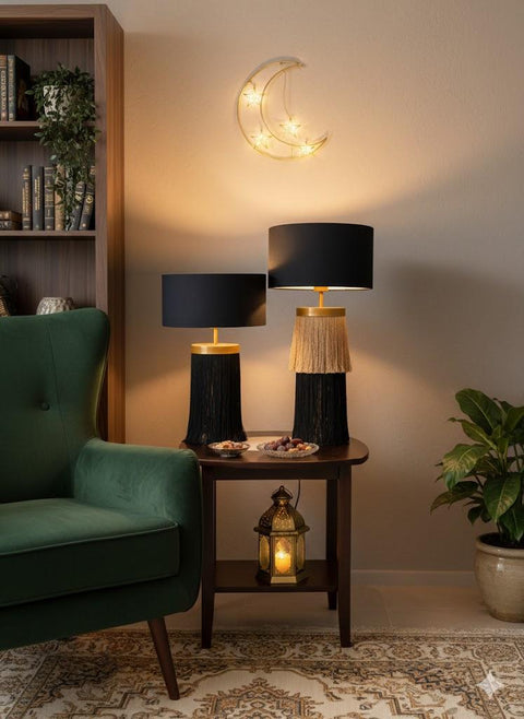 Modern Fringe Table Lamp
