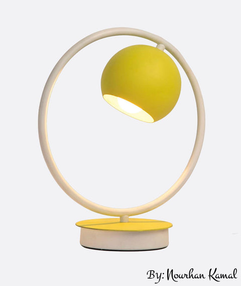 Modern Yellow Table Lamp