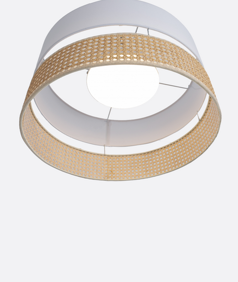 Boho White & Beige Single pendant