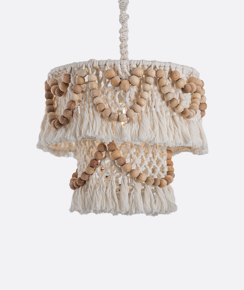 Boho Beige Single Pendant