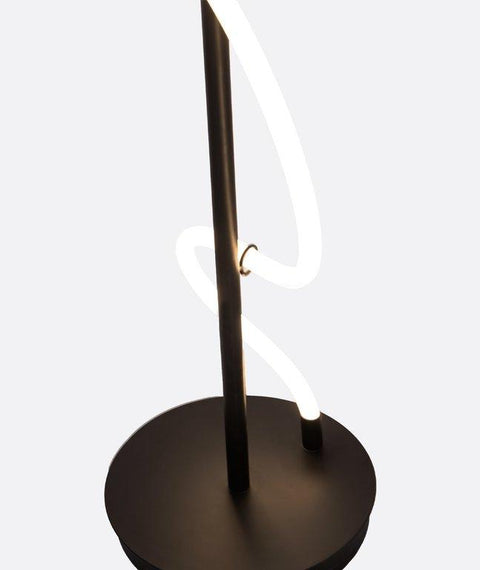 Black LED Floor Lamp
