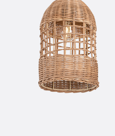 Medium Bamboo Shade Pendent