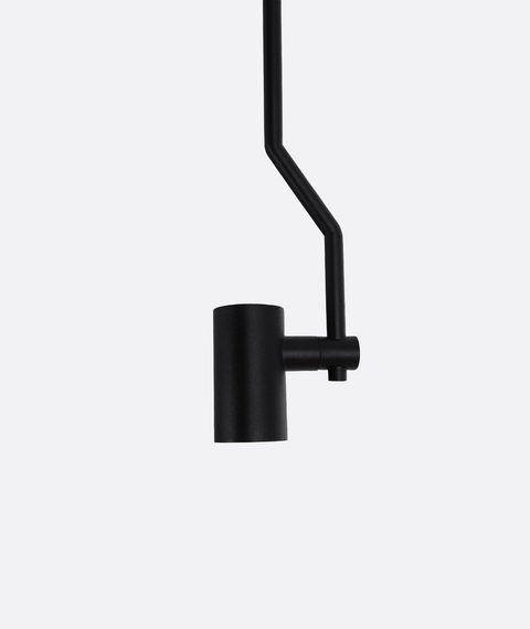 Black Sharp Line Single Pendant