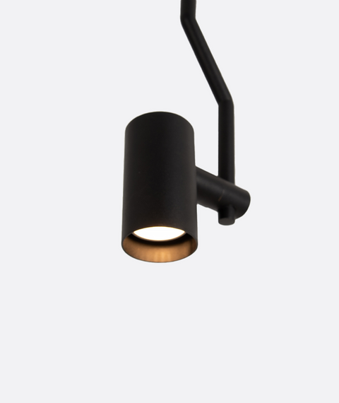 Black Sharp Line Single Pendant