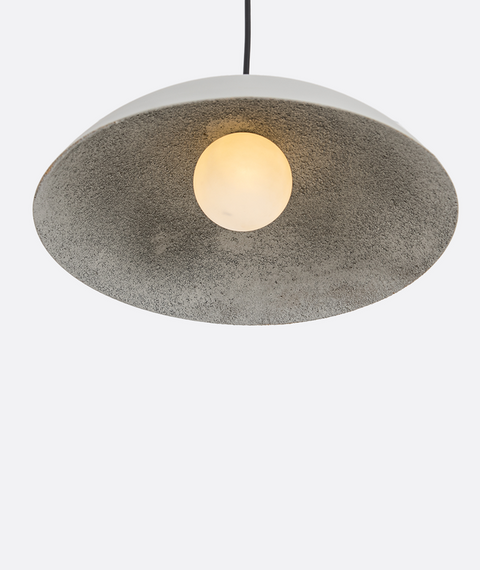 Modern Sandy Metal Shade Pendent