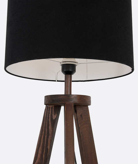 Modern Black Tripod Floor Lamp