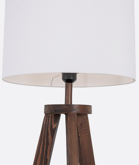 Modern White Tripod Floor Lamp