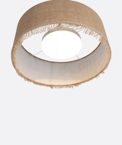 Coastal Beige Pendent Light Unit