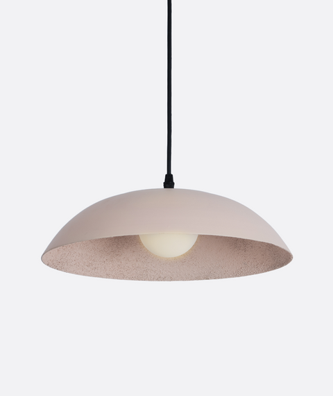 Modern Sandy Metal Shade Pendent