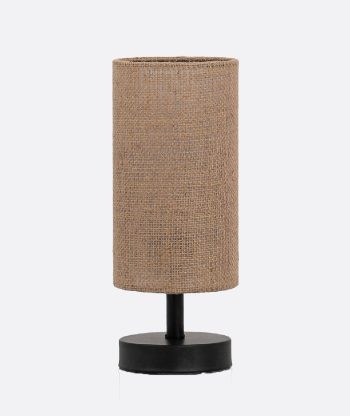 Modern Burlap Table Lamp